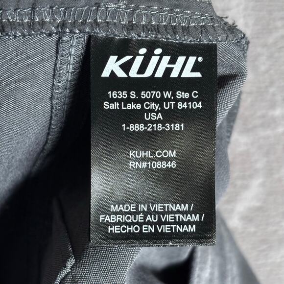 Kuhl Women’s Horizn Bermuda Shorts Gray Size 8 Style 6355 Quick Dry Stretch - Picture 8 of 9